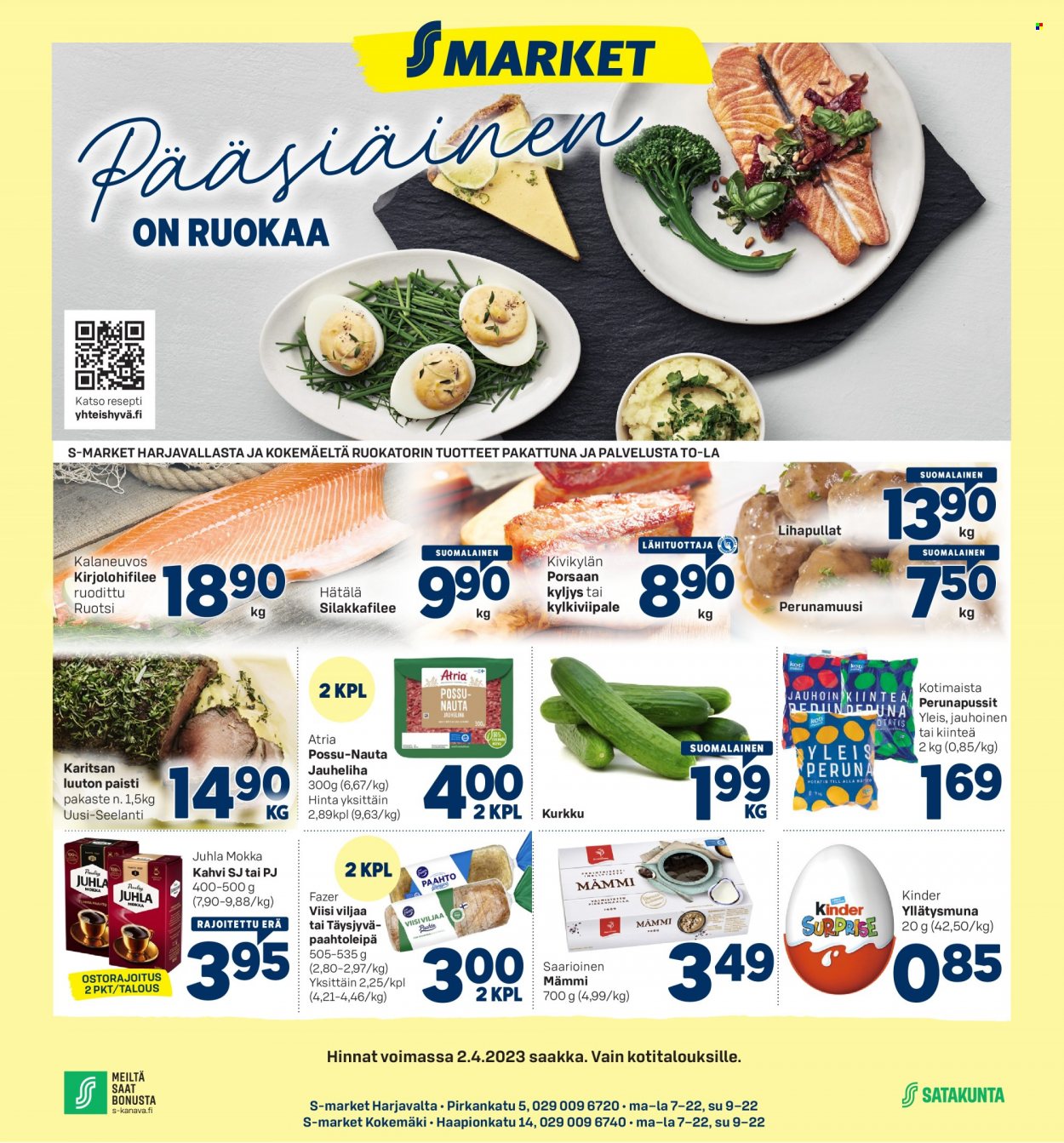 S-market tarjoukset - 31.03.2023 - 02.04.2023. Sivu 1