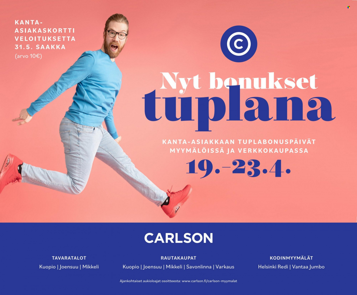 Carlson tarjoukset - 03.04.2023 - 01.05.2023. Sivu 22