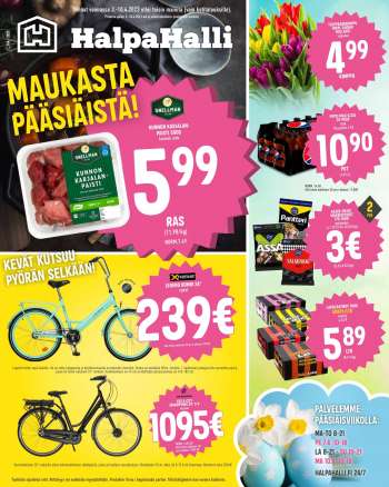HalpaHalli tarjoukset  - 03.04.2023 - 10.04.2023.