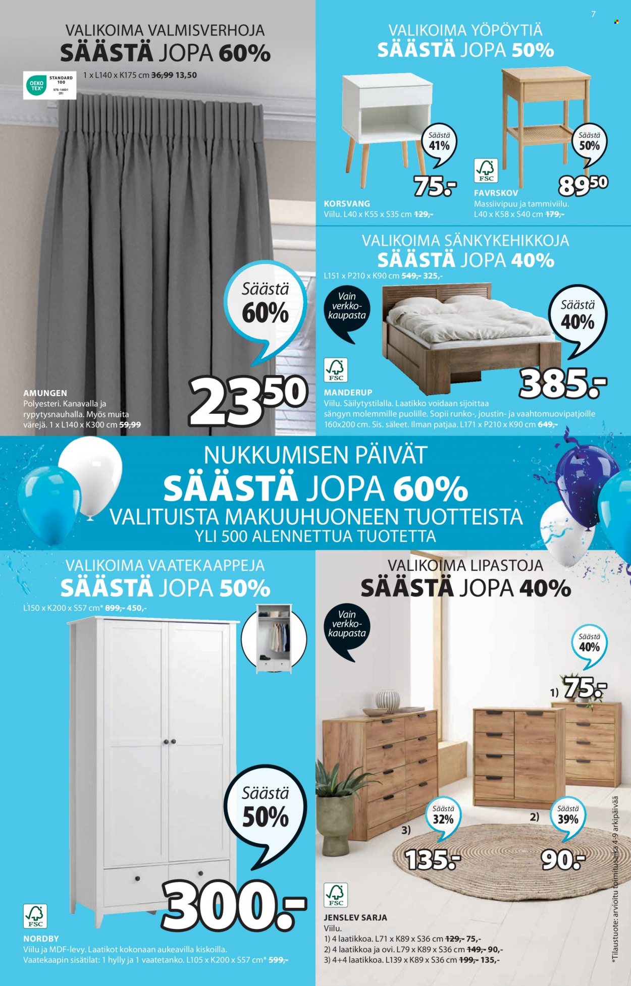 JYSK tarjoukset - 03.04.2023 - 09.04.2023. Sivu 7