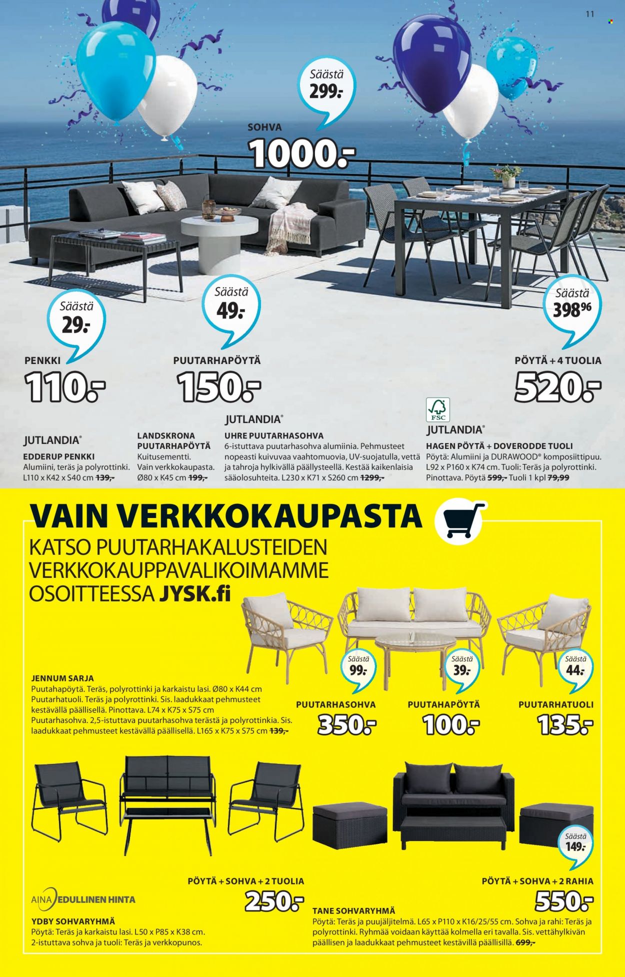 JYSK tarjoukset - 03.04.2023 - 09.04.2023. Sivu 11