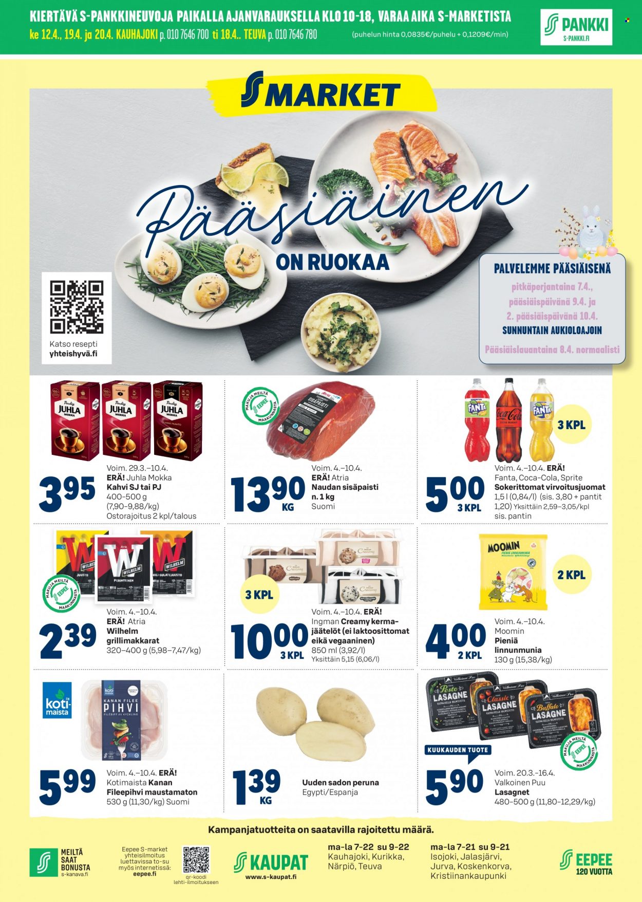 S-market tarjoukset - 04.04.2023 - 10.04.2023. Sivu 1