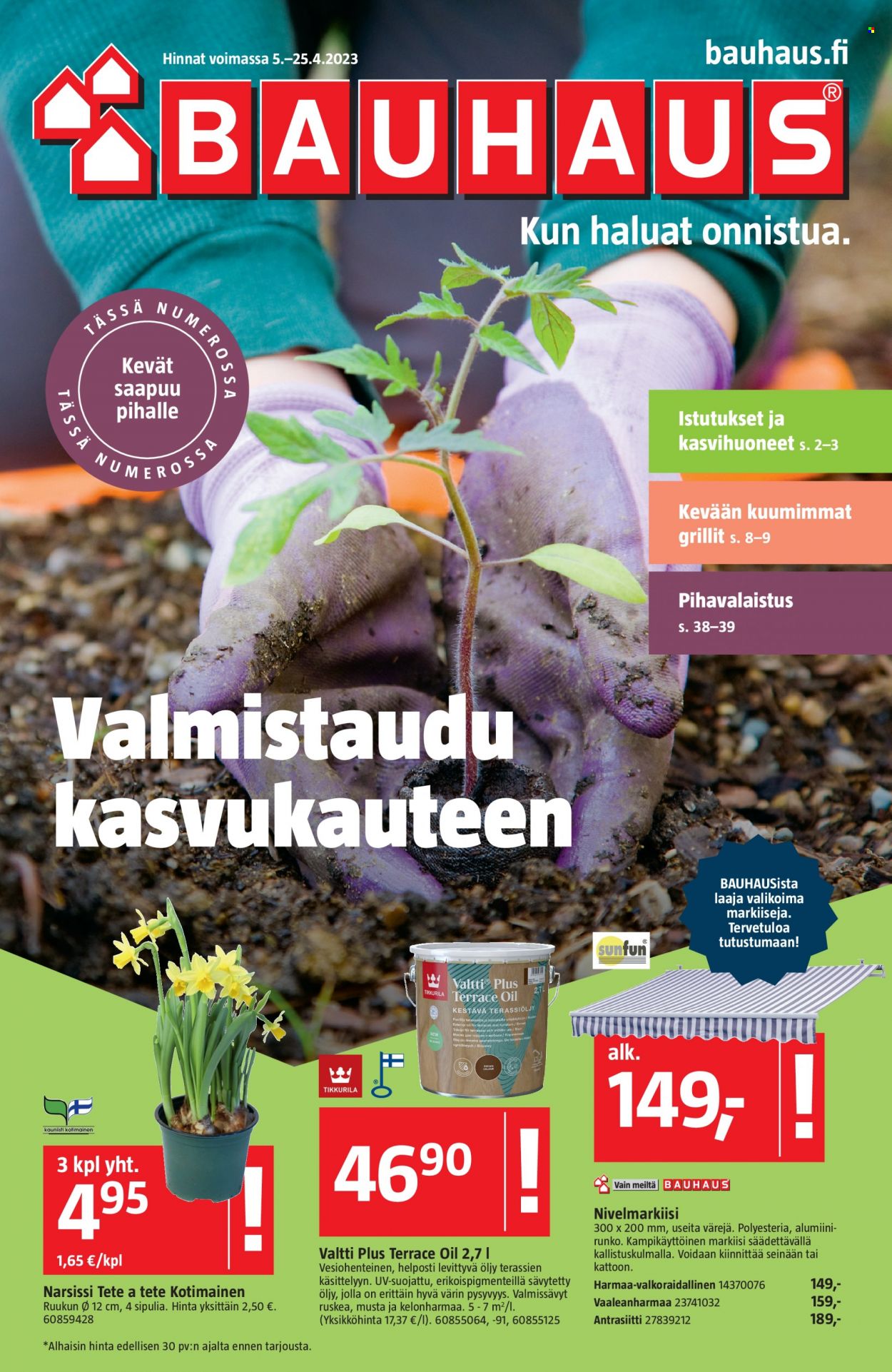 Bauhaus tarjoukset - 05.04.2023 - 25.04.2023. Sivu 1