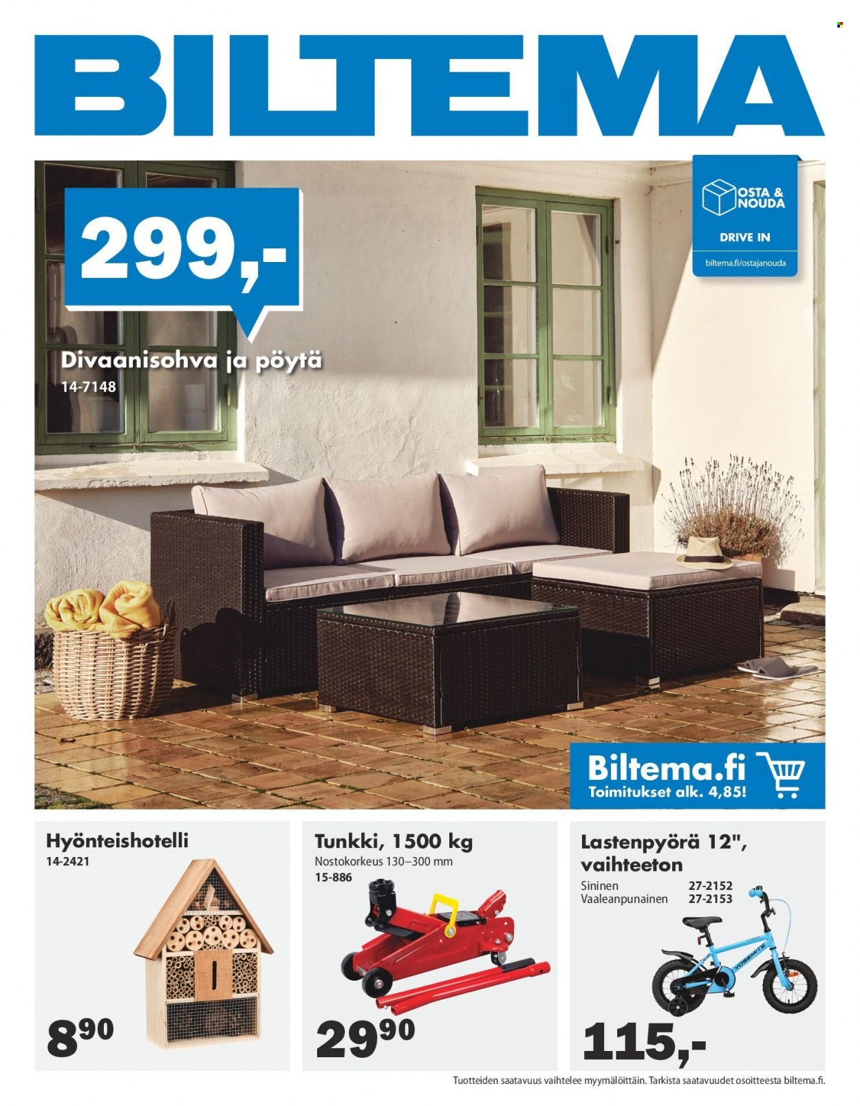Biltema tarjoukset. Sivu 1