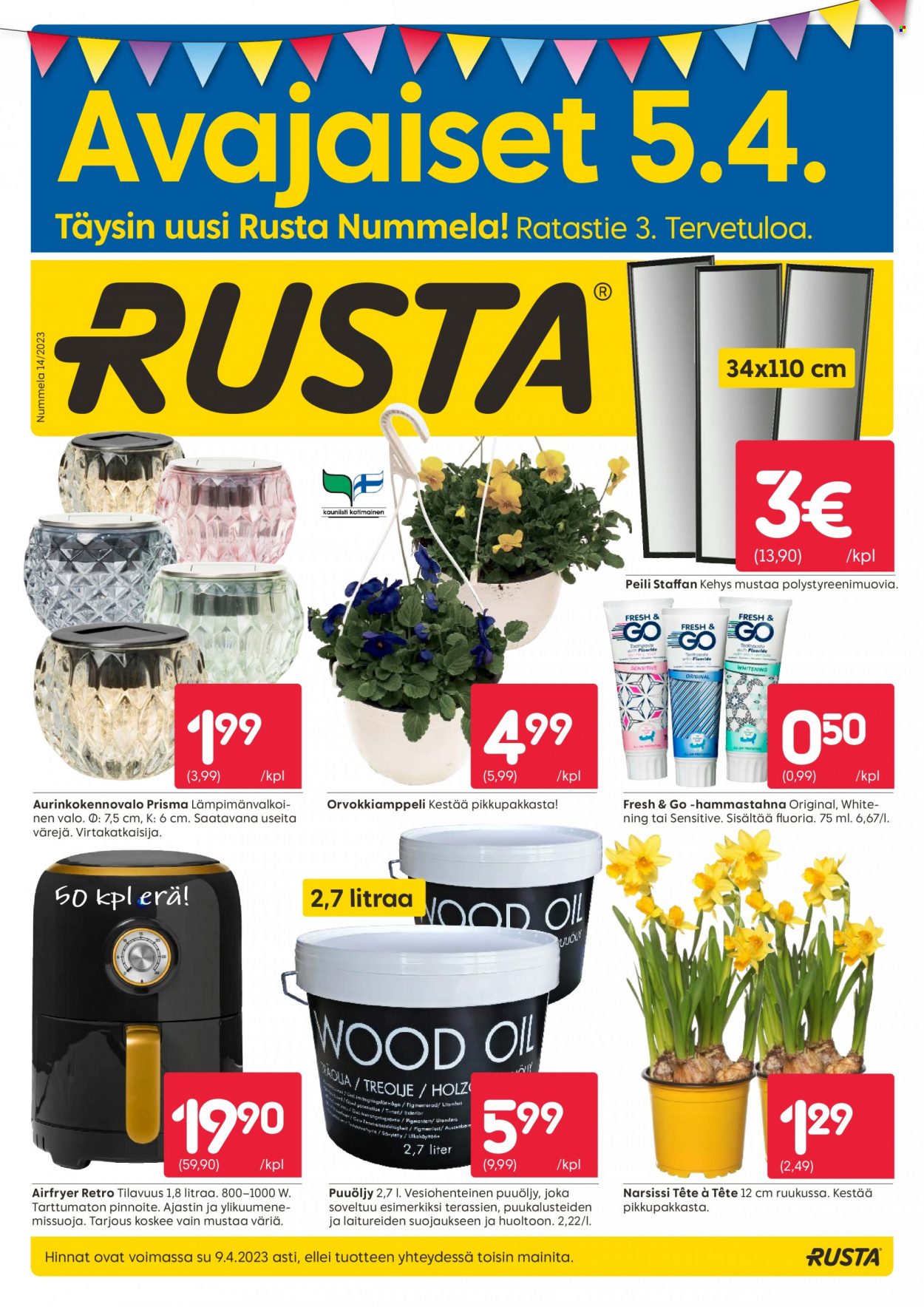 Rusta tarjoukset - 05.04.2023 - 09.04.2023. Sivu 1