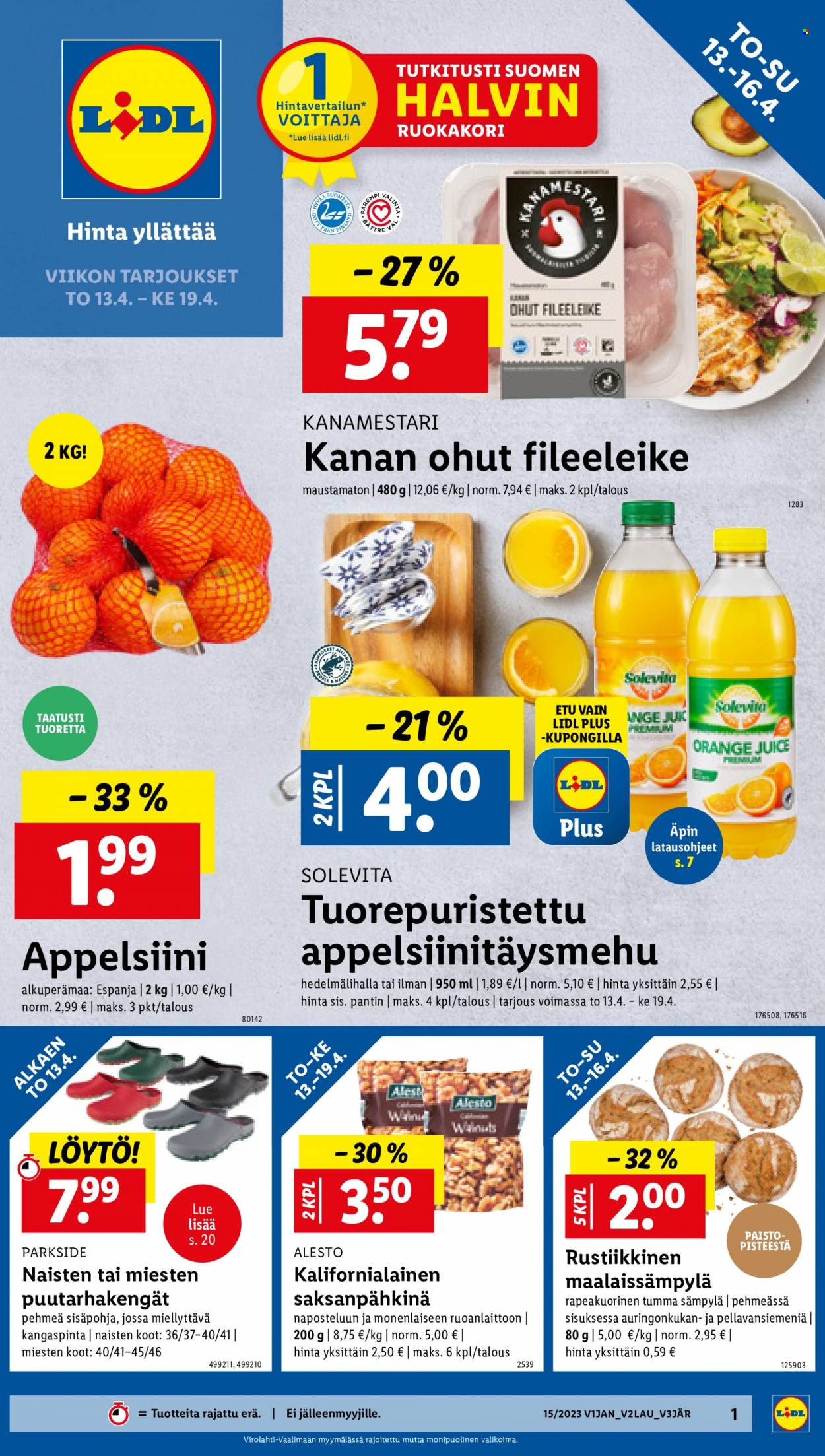 Lidl tarjoukset - 13.04.2023 - 19.04.2023. Sivu 1