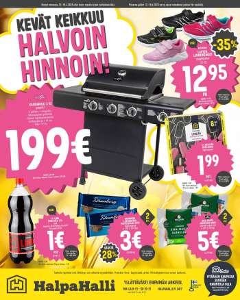 HalpaHalli tarjoukset  - 12.04.2023 - 18.04.2023.