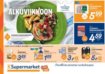 K-Supermarket tarjoukset  - 11.04.2023 - 12.04.2023.