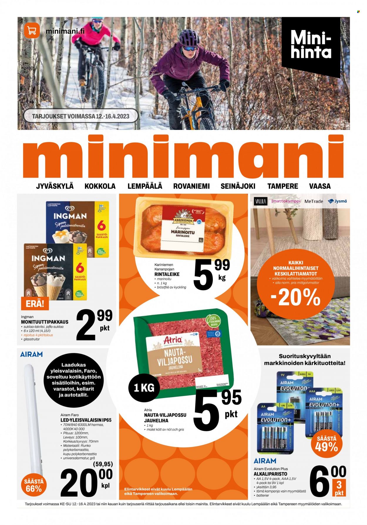 Minimani tarjoukset - 12.04.2023 - 16.04.2023. Sivu 1