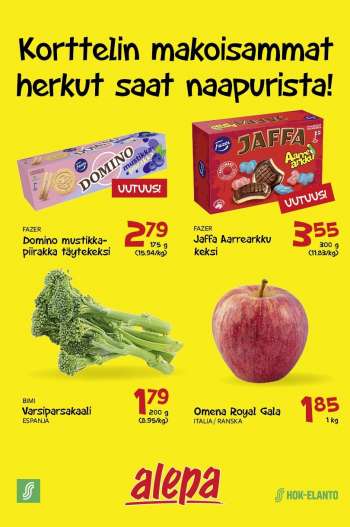 Alepa tarjoukset  - 12.04.2023 - 18.04.2023.