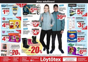 Löytötex tarjoukset  - 12.04.2023 - 18.04.2023.