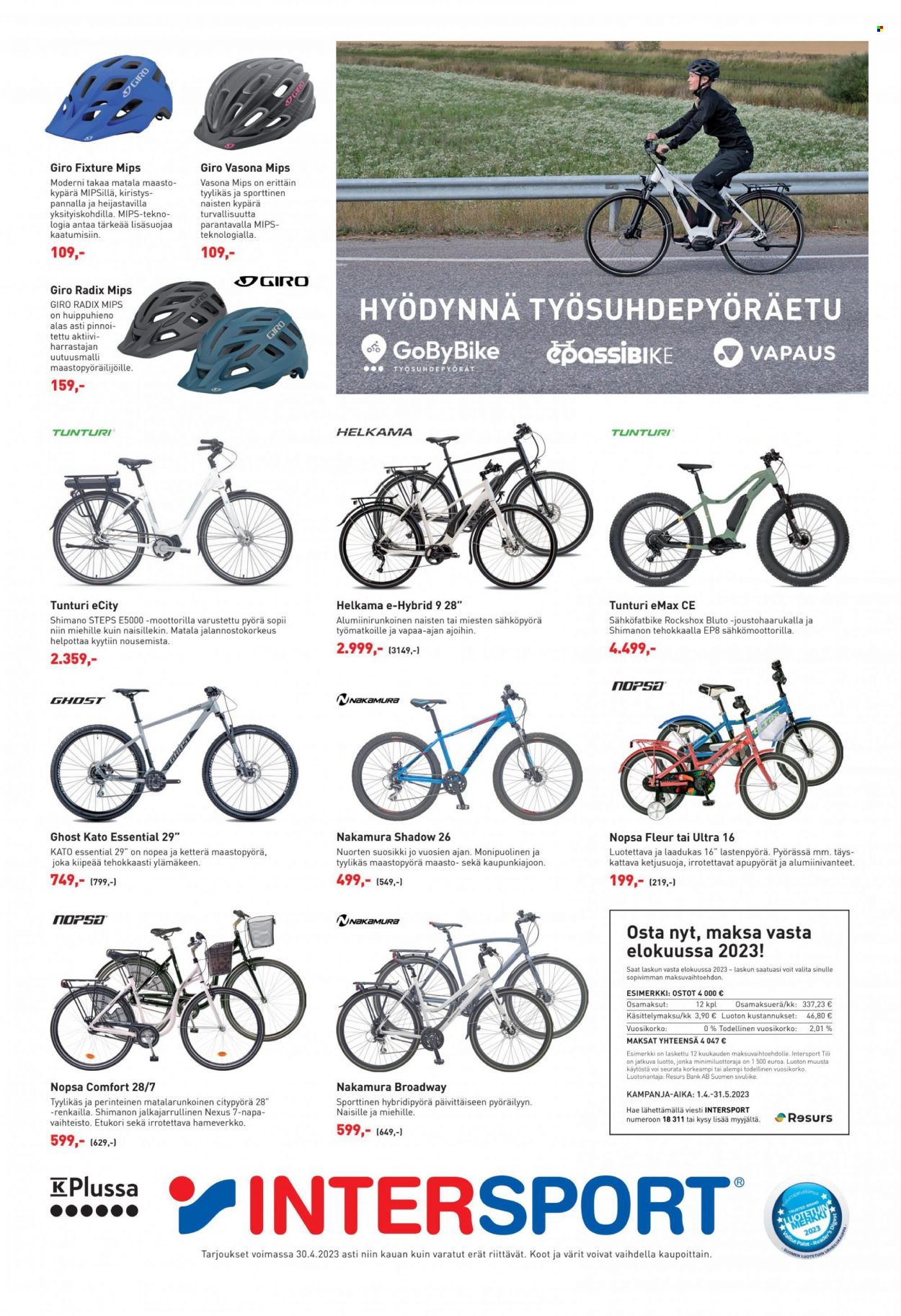 Intersport tarjoukset - 12.04.2023 - 30.04.2023. Sivu 8