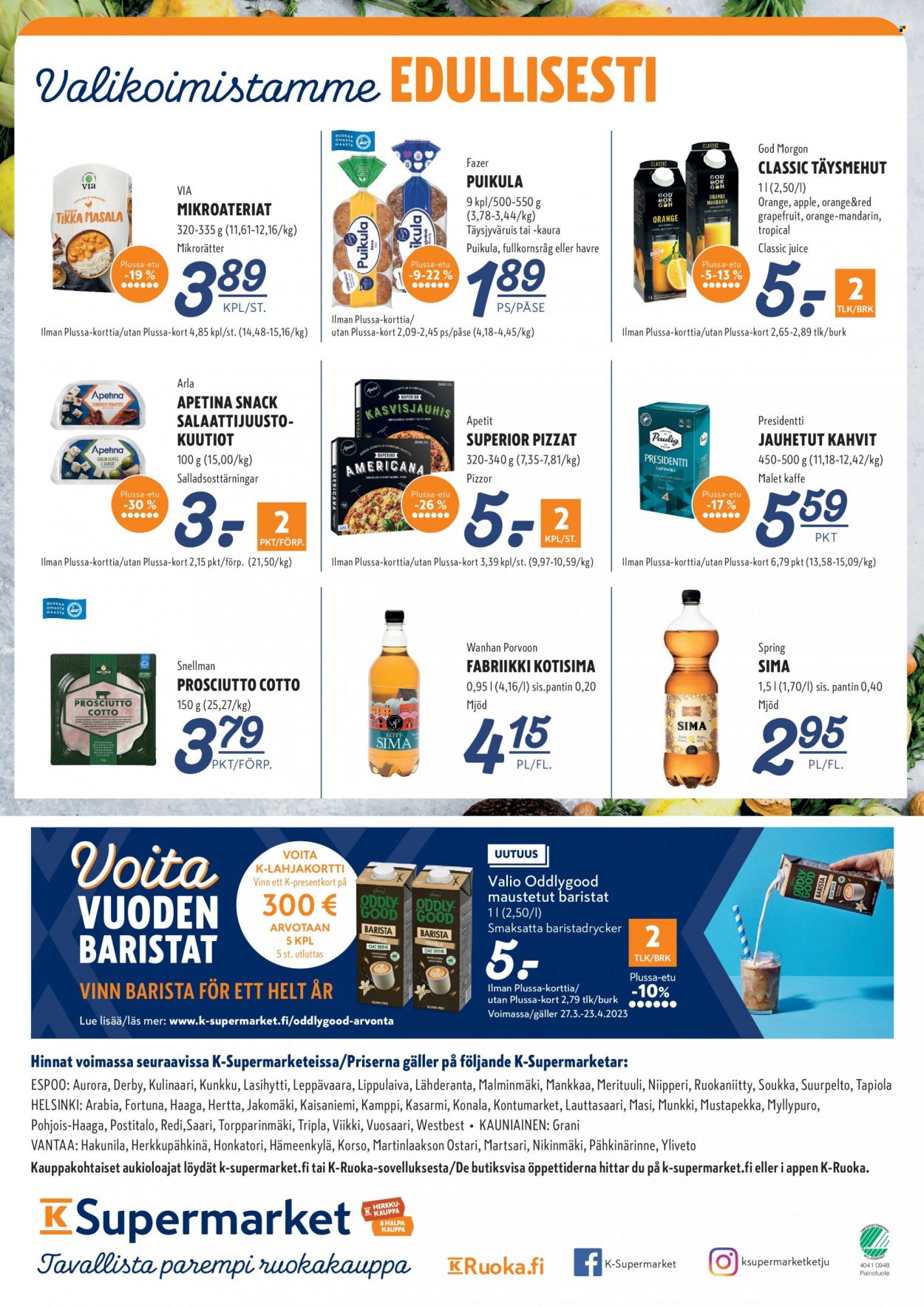 K-Supermarket tarjoukset - 13.04.2023 - 16.04.2023. Sivu 4
