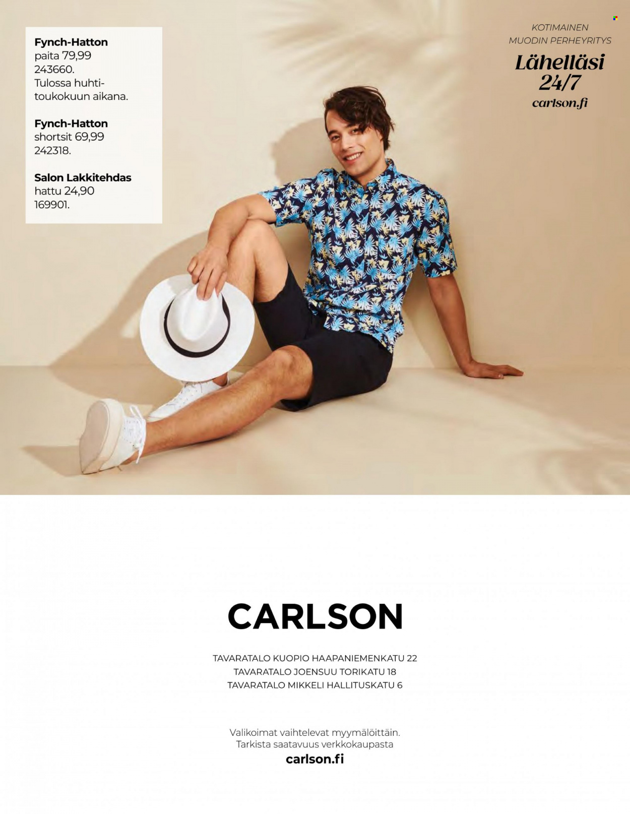 Carlson tarjoukset. Sivu 62