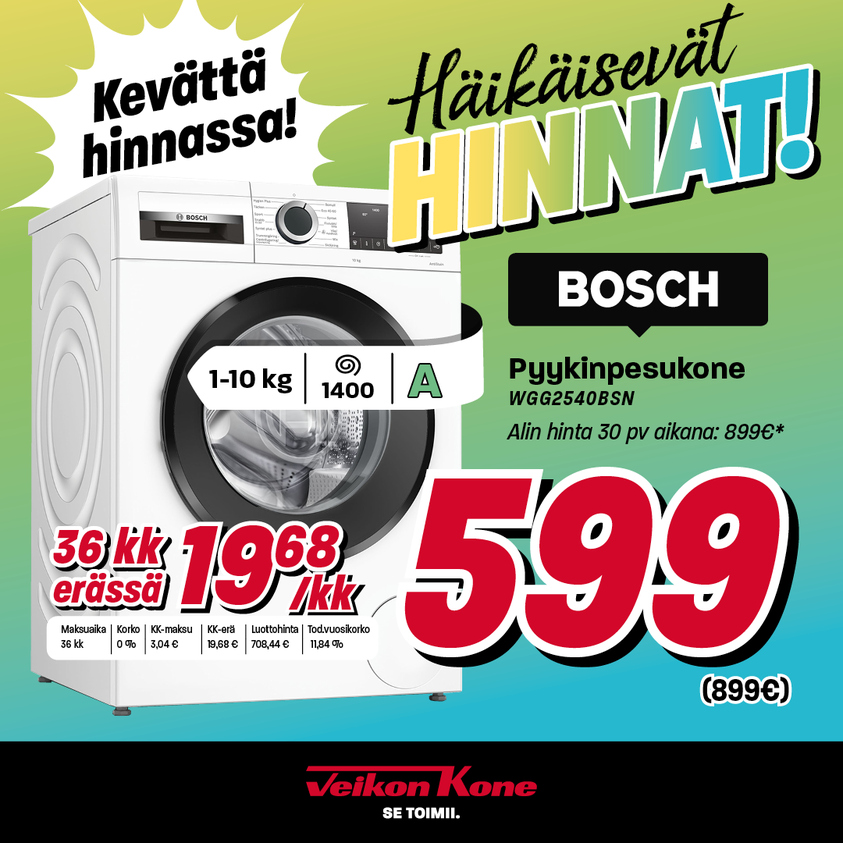 Veikon Kone tarjoukset. Sivu 1