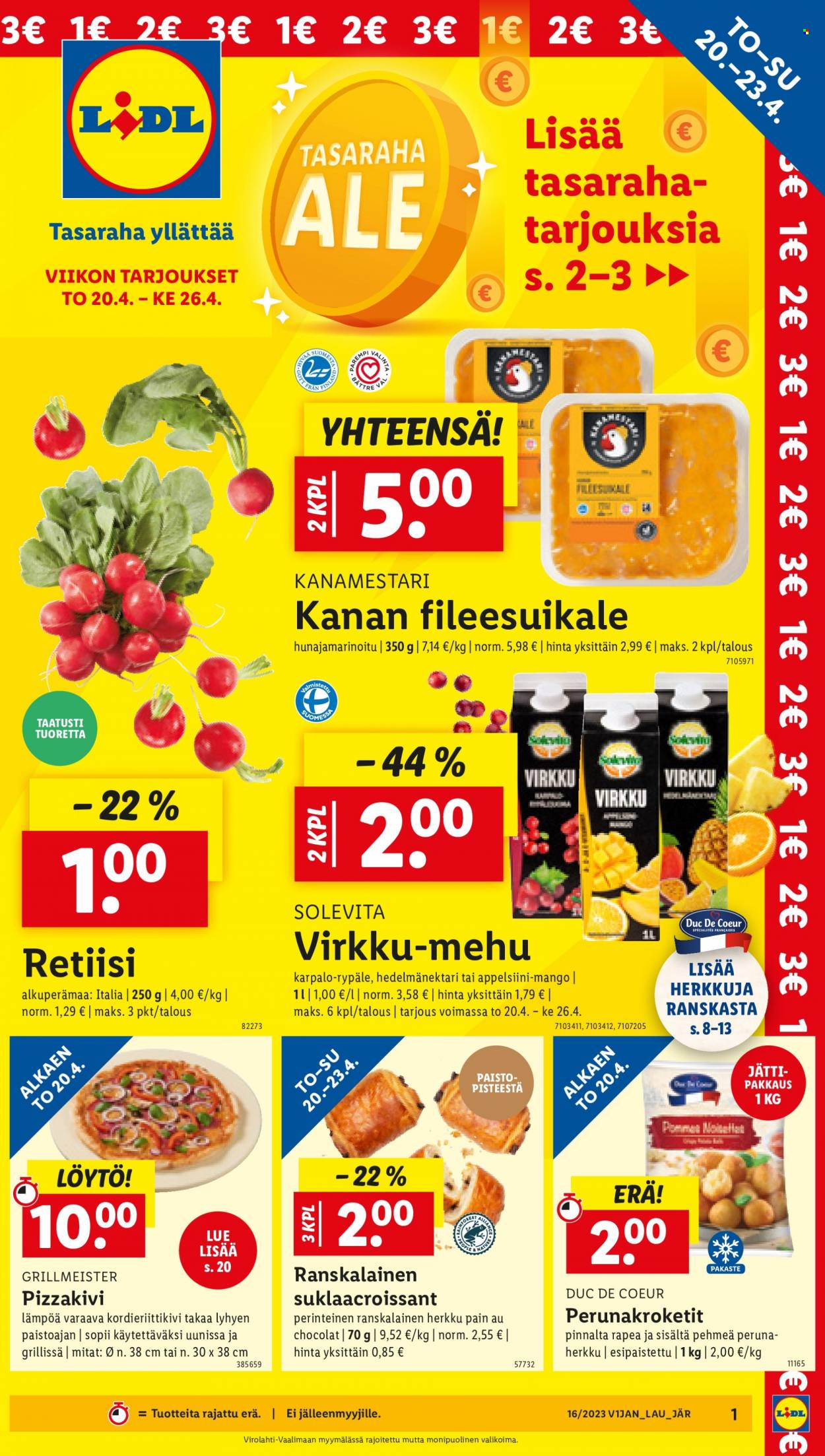 Lidl tarjoukset - 20.04.2023 - 26.04.2023. Sivu 1