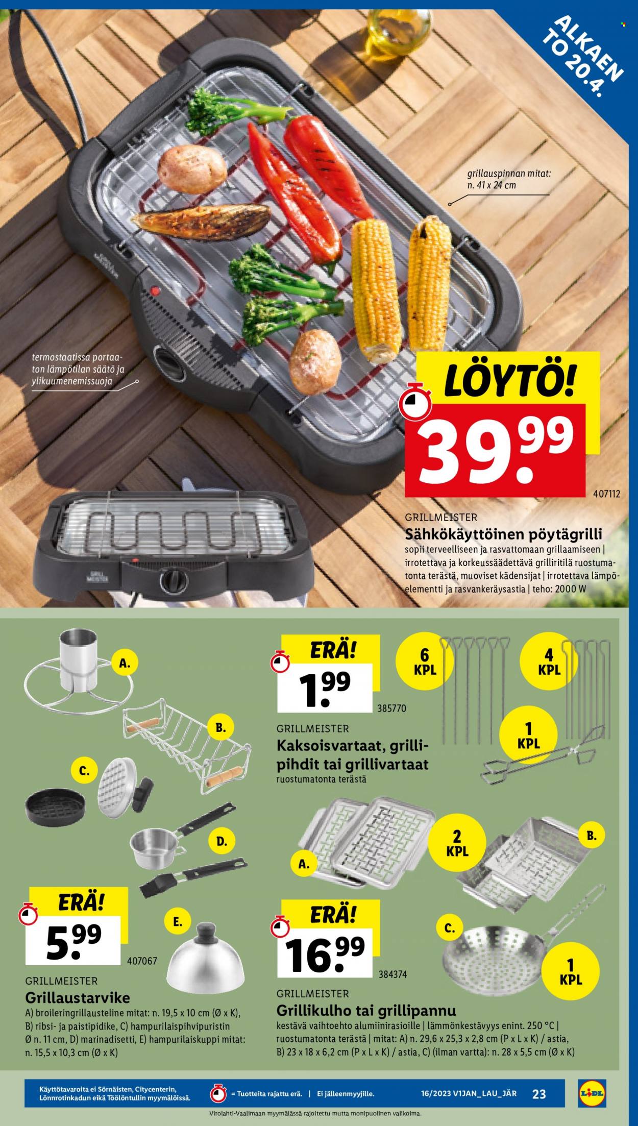Lidl tarjoukset - 20.04.2023 - 26.04.2023. Sivu 25