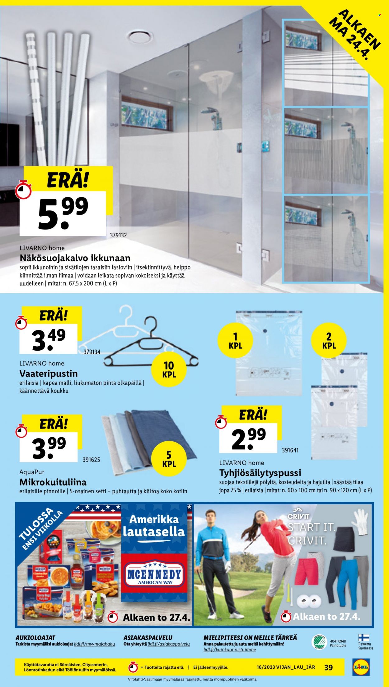 Lidl tarjoukset - 20.04.2023 - 26.04.2023. Sivu 41