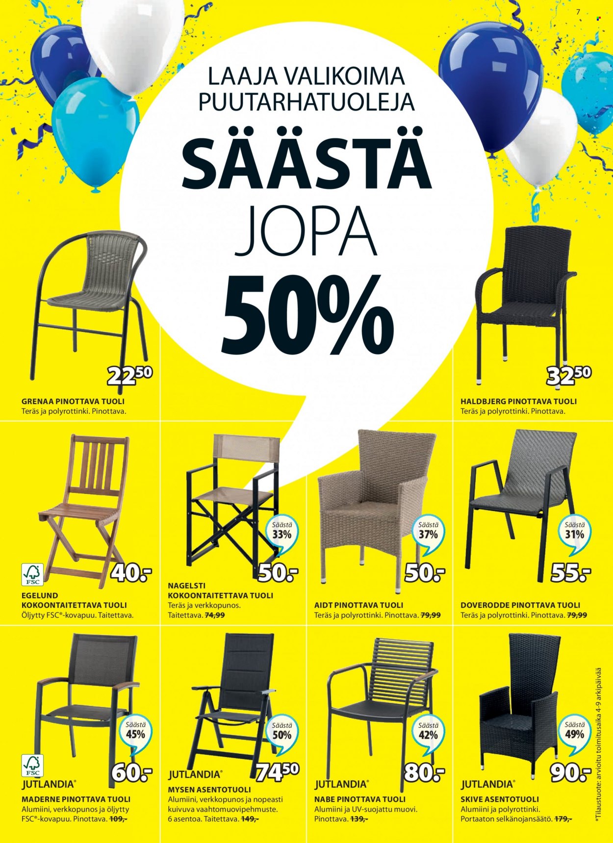 JYSK tarjoukset - 17.04.2023 - 14.05.2023. Sivu 7