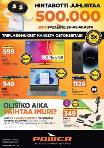 Power tarjoukset  - 17.04.2023 - 23.04.2023.