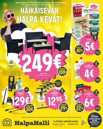 HalpaHalli tarjoukset  - 19.04.2023 - 25.04.2023.