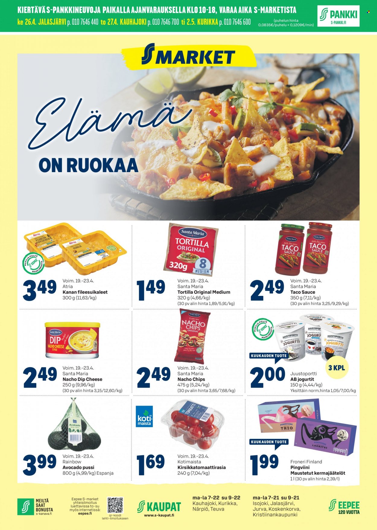 S-market tarjoukset - 19.04.2023 - 23.04.2023. Sivu 1