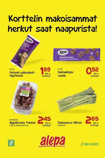 Alepa tarjoukset  - 19.04.2023 - 25.04.2023.