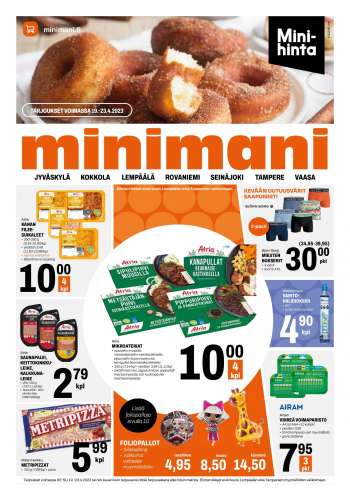Minimani tarjoukset  - 19.04.2023 - 23.04.2023.