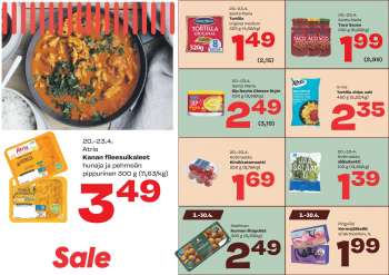 Sale tarjoukset  - 20.04.2023 - 23.04.2023.