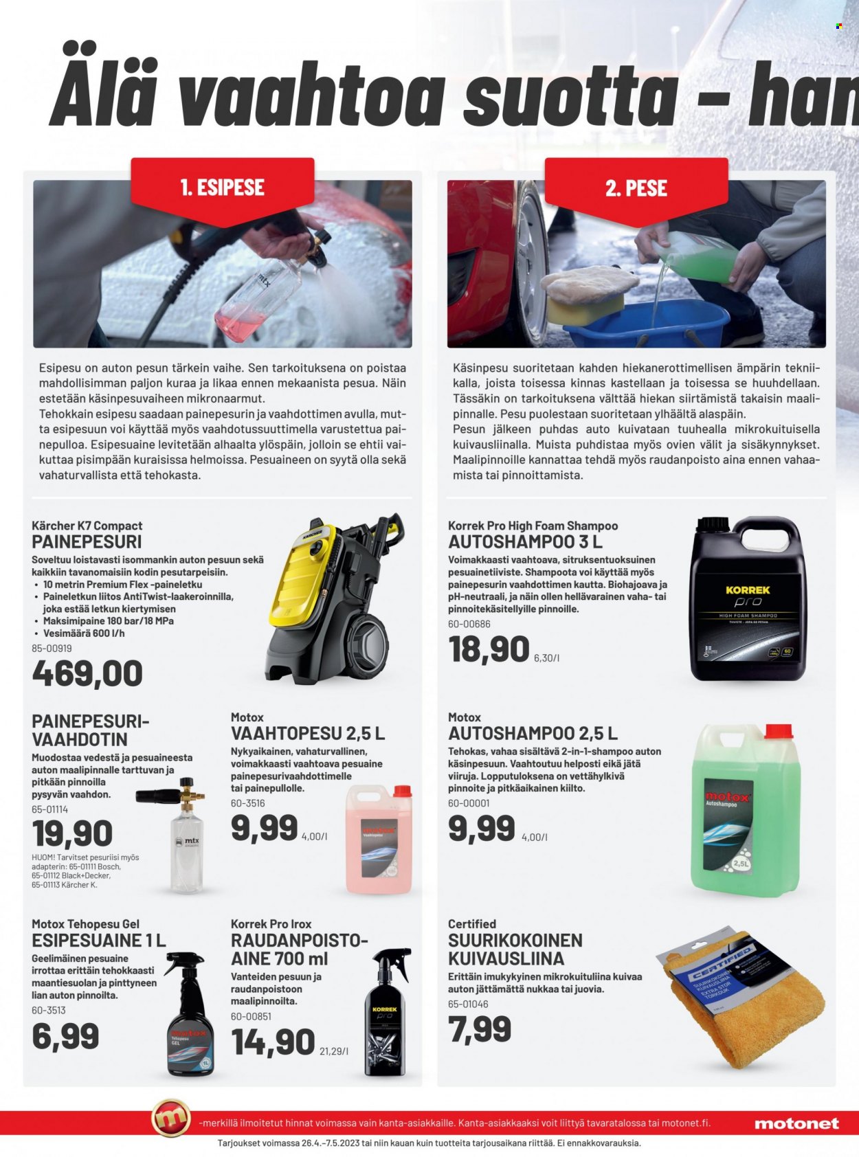 Motonet tarjoukset - 26.04.2023 - 07.05.2023. Sivu 2