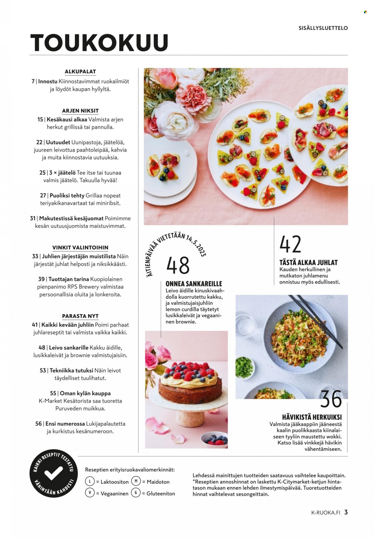 K-market tarjoukset - 26.04.2023 - 06.06.2023. Sivu 3