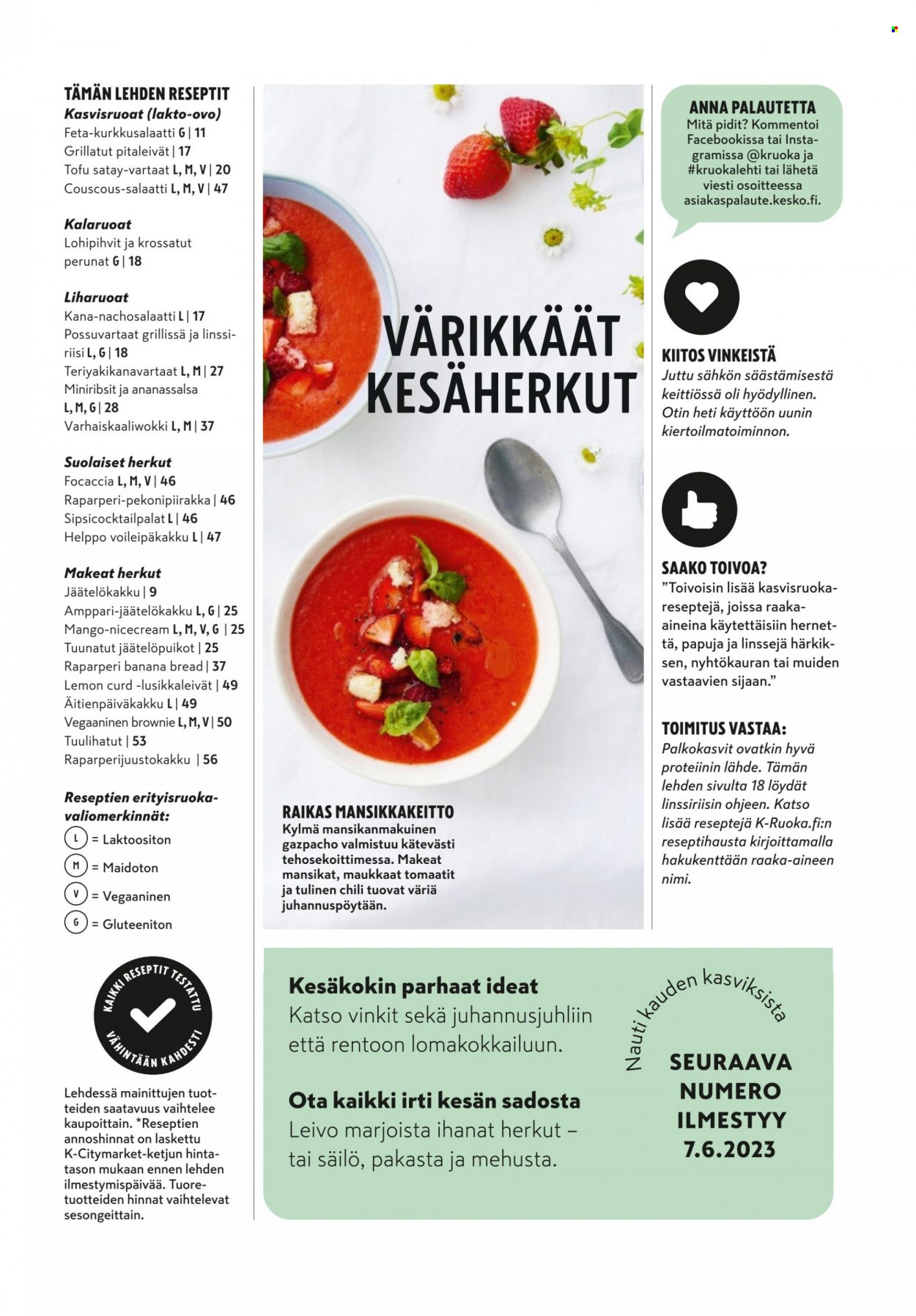 K-market tarjoukset - 26.04.2023 - 06.06.2023. Sivu 56