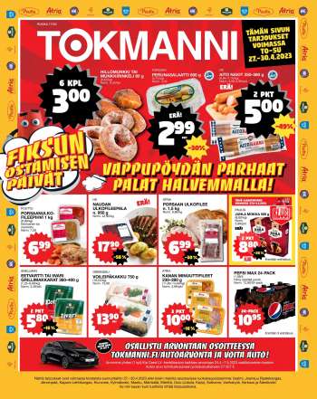 Tokmanni tarjoukset  - 27.04.2023 - 30.04.2023.