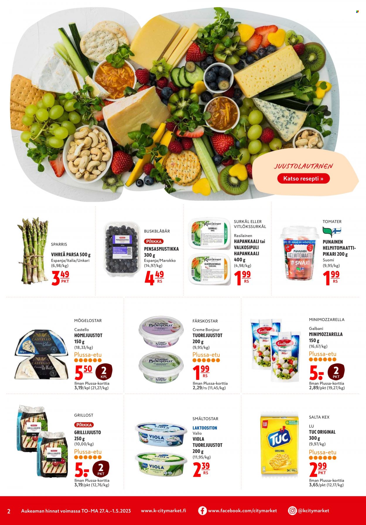 K-citymarket tarjoukset - 27.04.2023 - 03.05.2023. Sivu 2