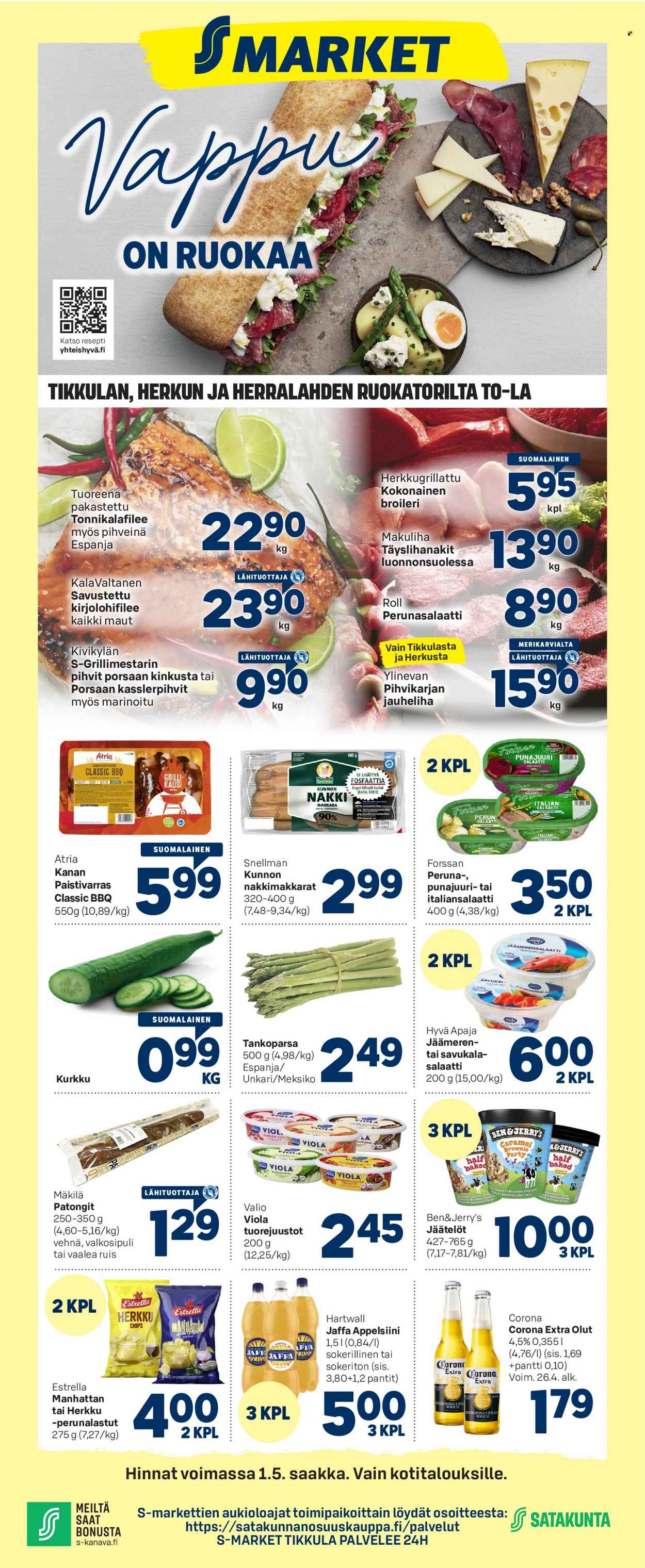 S-market tarjoukset - 26.04.2023 - 01.05.2023. Sivu 1