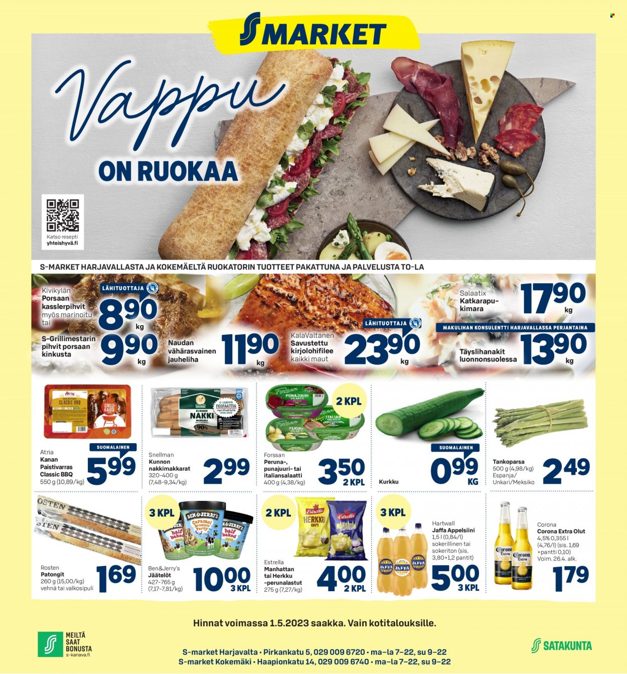 S-market tarjoukset - 26.04.2023 - 01.05.2023. Sivu 1