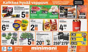 Minimani tarjoukset  - 28.04.2023 - 01.05.2023.