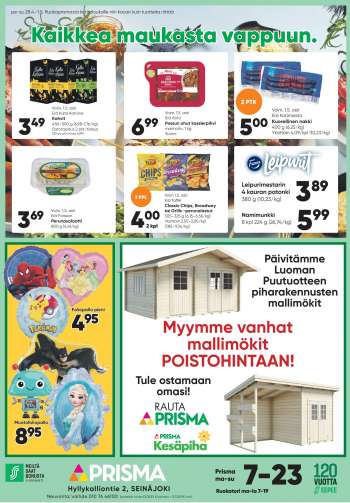 Prisma tarjoukset  - 28.04.2023 - 01.05.2023.