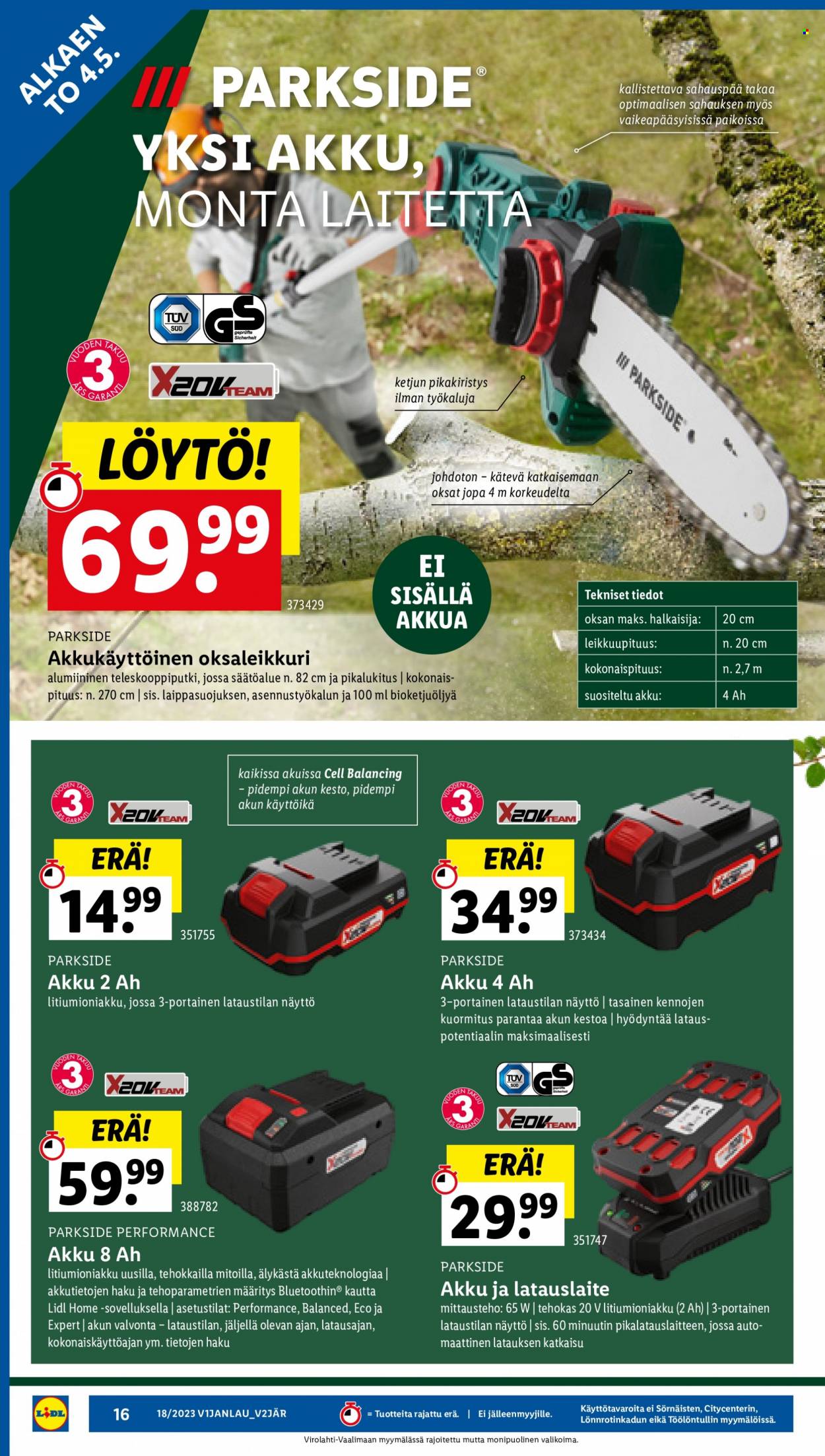 Lidl tarjoukset - 04.05.2023 - 10.05.2023. Sivu 18
