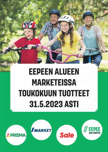 Sale tarjoukset  - 02.05.2023 - 31.05.2023.