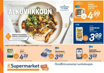 K-Supermarket tarjoukset  - 02.05.2023 - 03.05.2023.