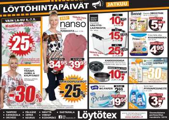 Löytötex tarjoukset  - 03.05.2023 - 09.05.2023.