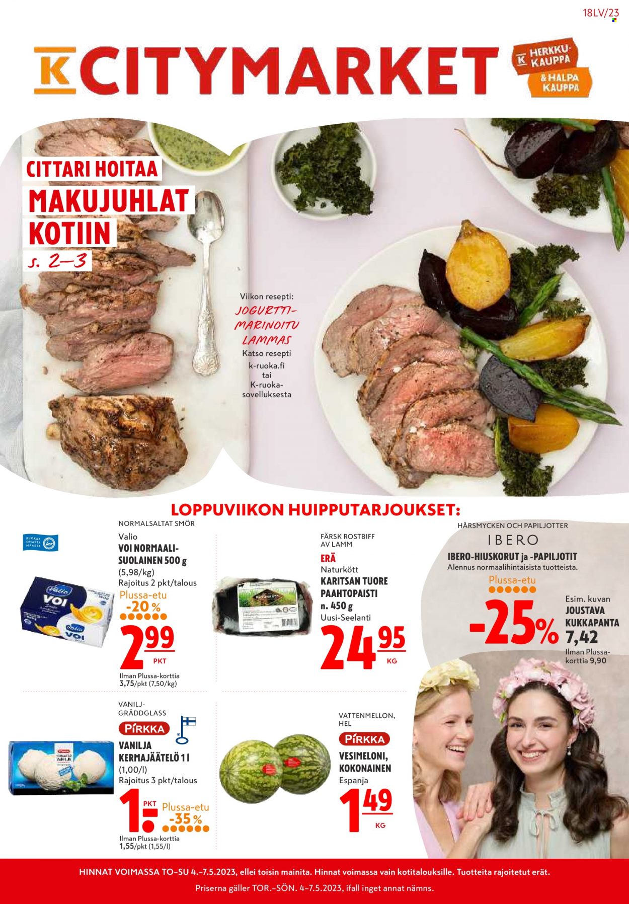 K-citymarket tarjoukset - 04.05.2023 - 10.05.2023. Sivu 1