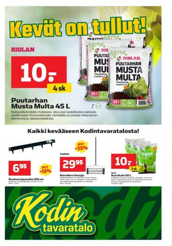 Kodintavaratalo tarjoukset  - 01.05.2023 - 10.05.2023.