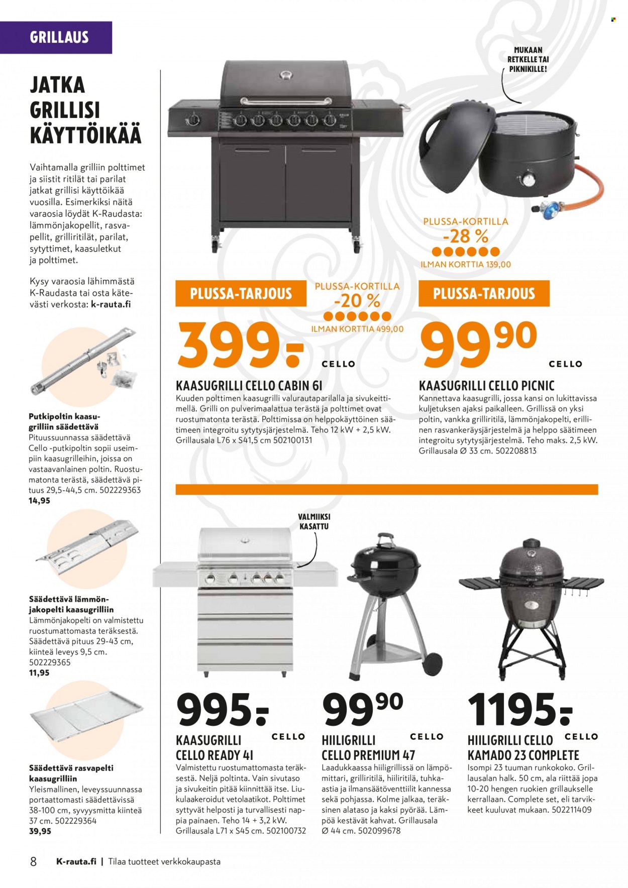 K-Rauta tarjoukset - 26.04.2023 - 09.05.2023. Sivu 8