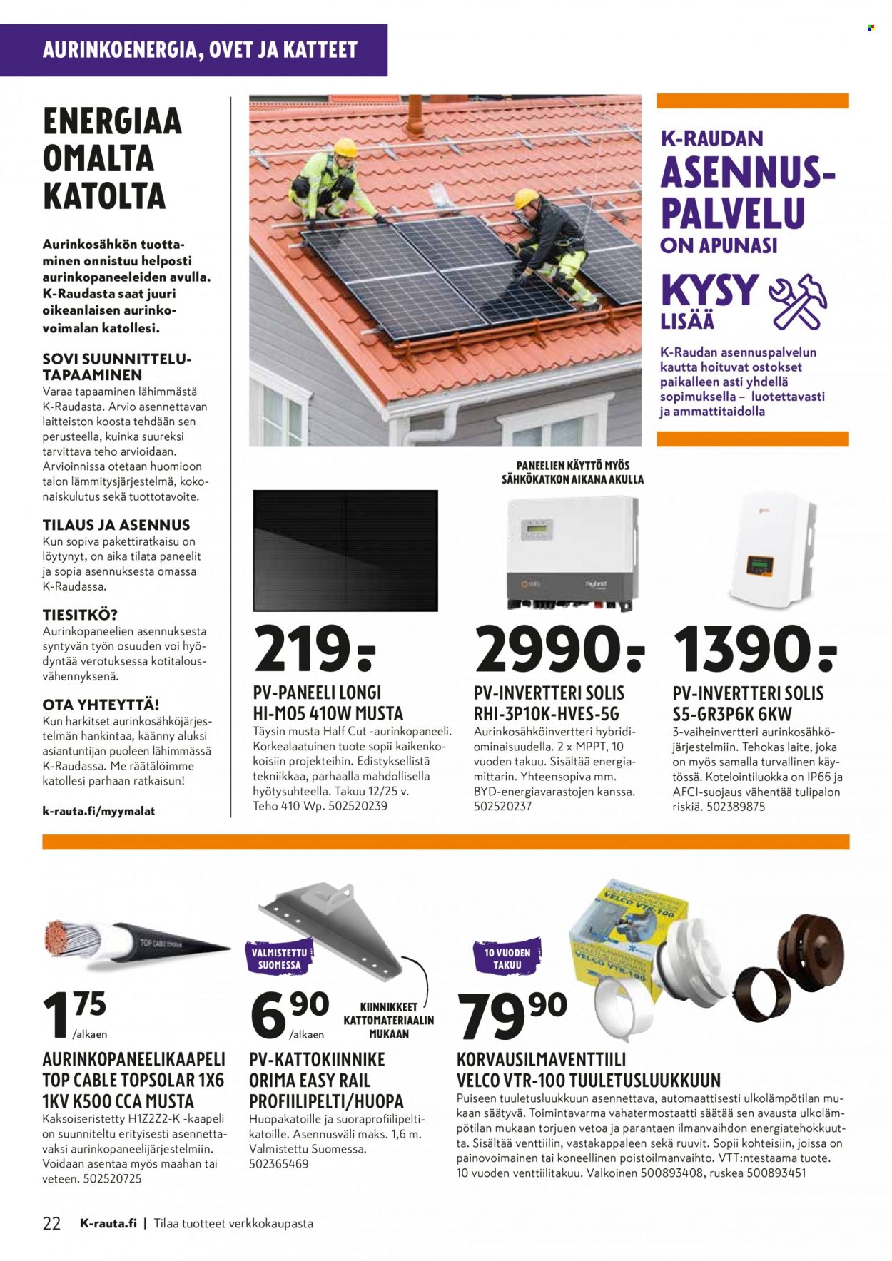 K-Rauta tarjoukset - 26.04.2023 - 09.05.2023. Sivu 22