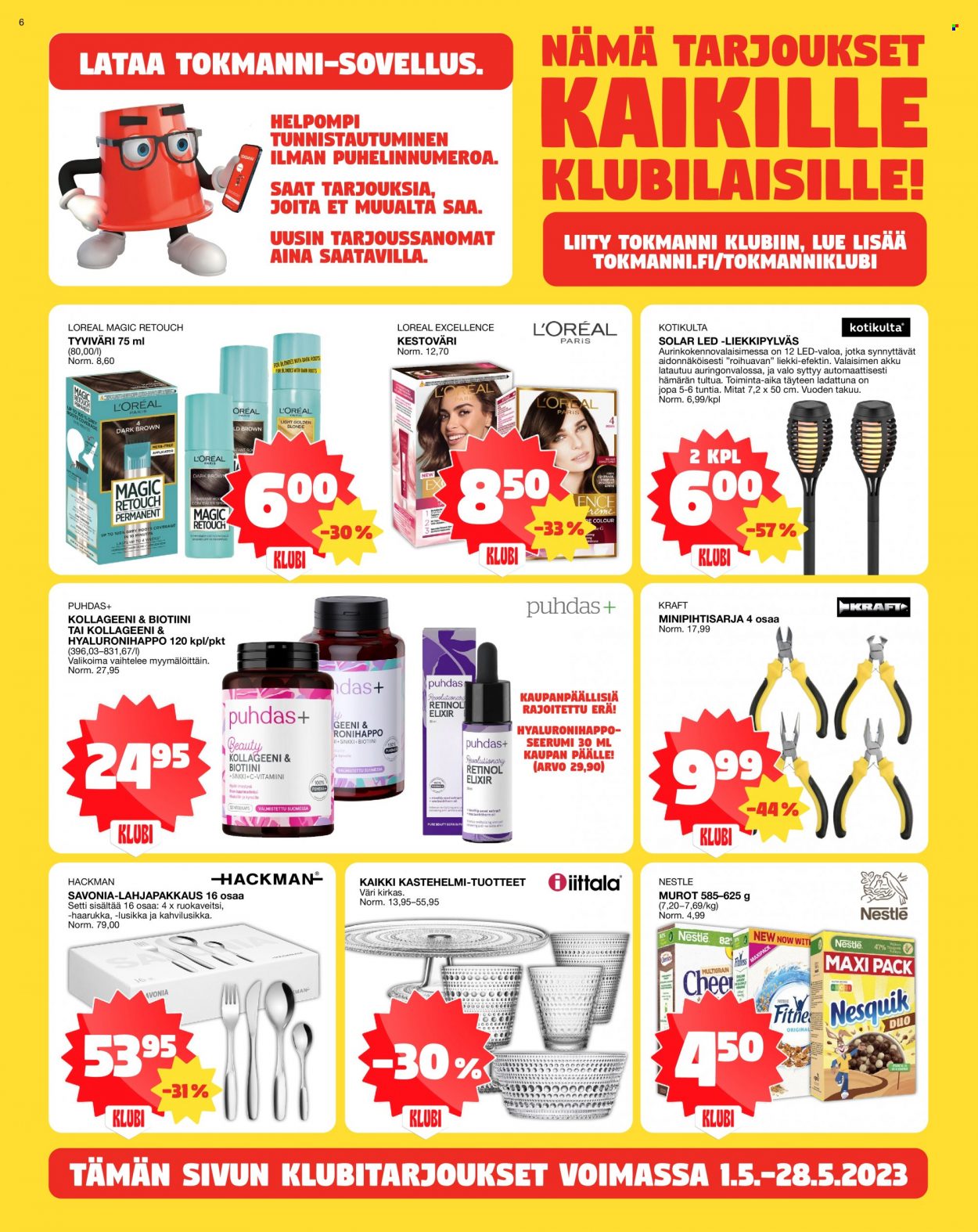 Tokmanni tarjoukset - 08.05.2023 - 14.05.2023. Sivu 6