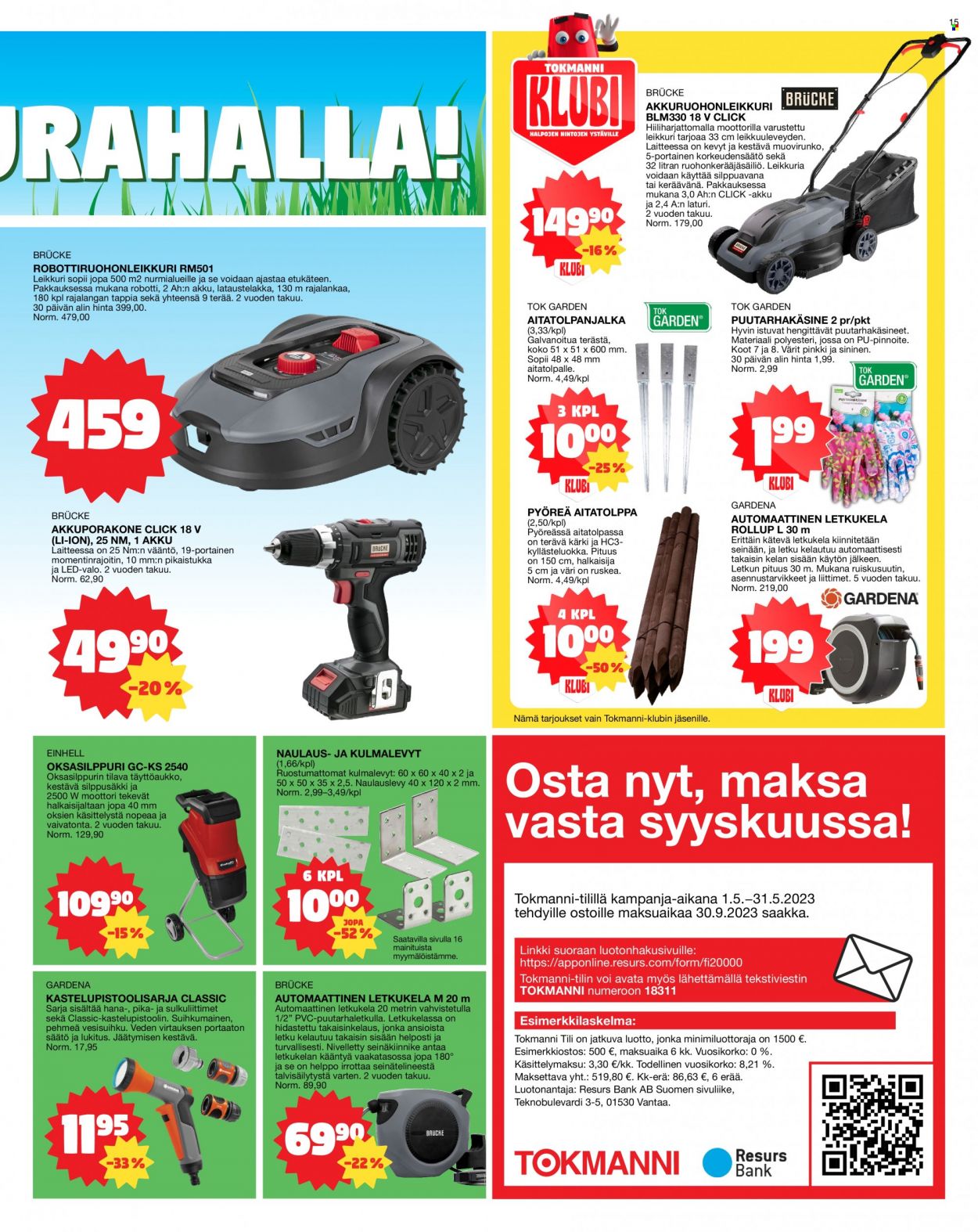 Tokmanni tarjoukset - 08.05.2023 - 14.05.2023. Sivu 15
