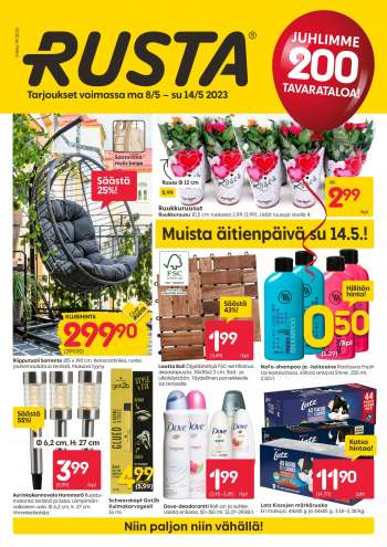 Rusta tarjoukset  - 08.05.2023 - 14.05.2023.