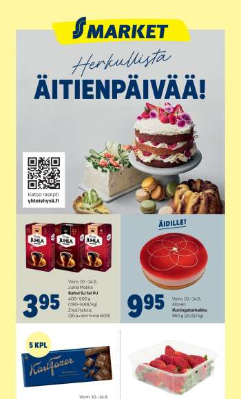 S-market tarjoukset  - 10.05.2023 - 14.05.2023.